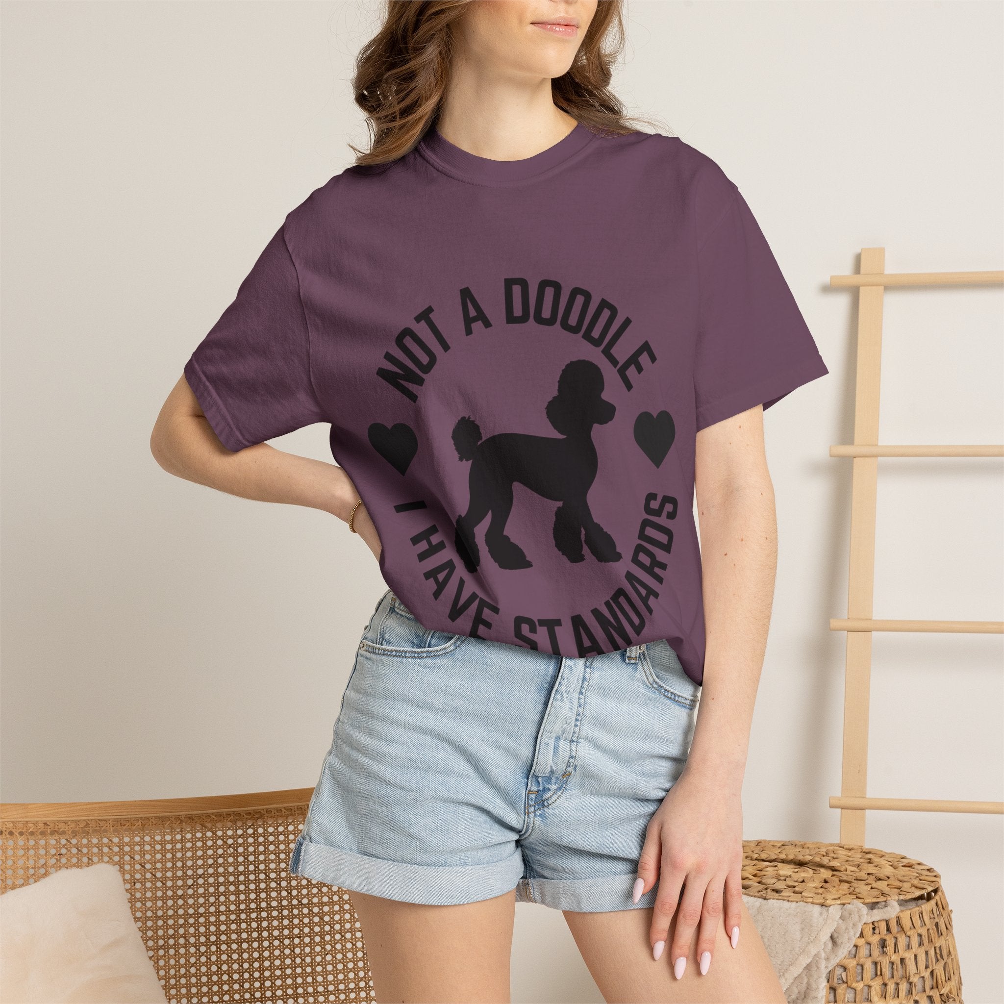 Not a Doodle I Have Standards T-Shirt — Poodle Dog Lover Tee