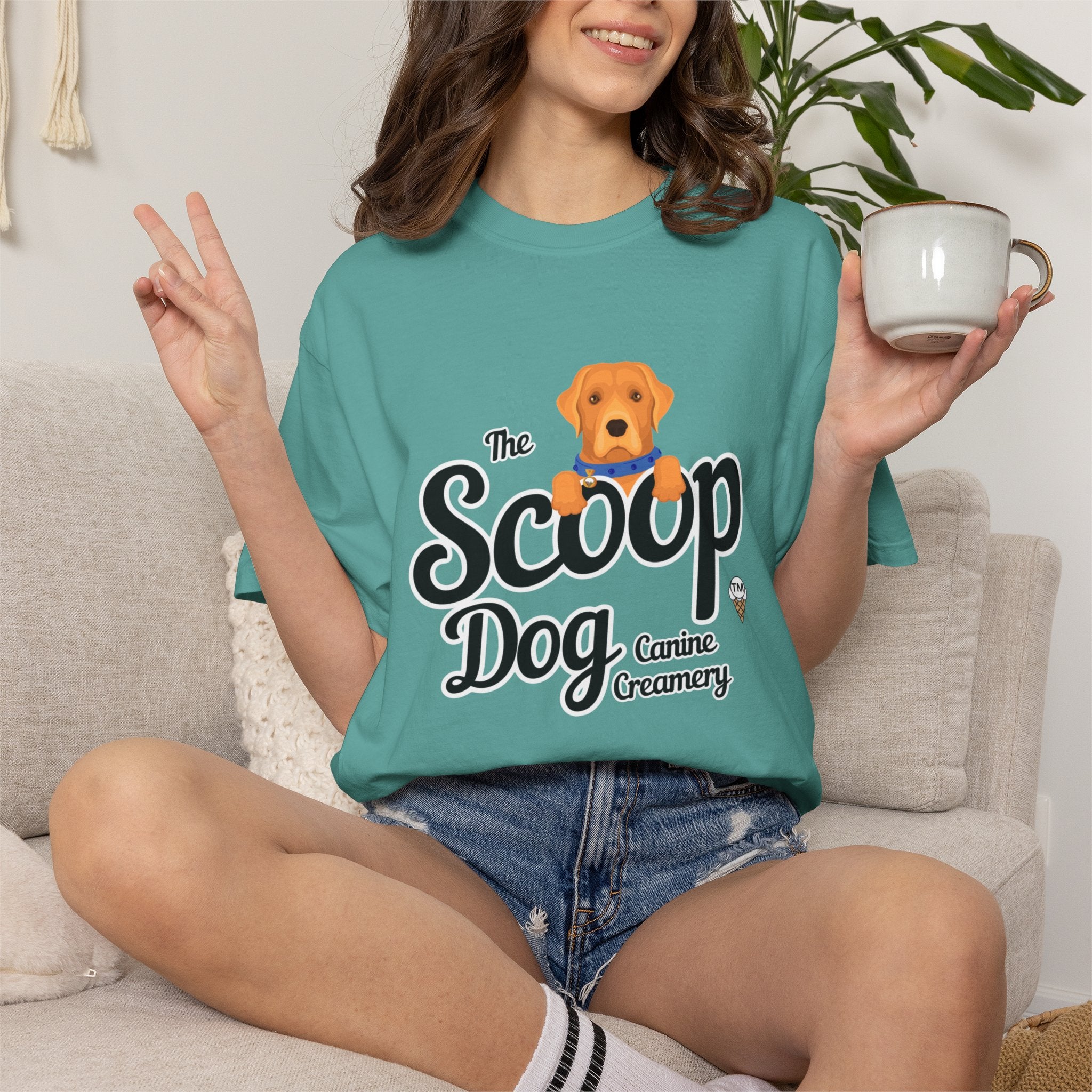 The Scoop Dog T-Shirt — Cute Canine Creamery Tee