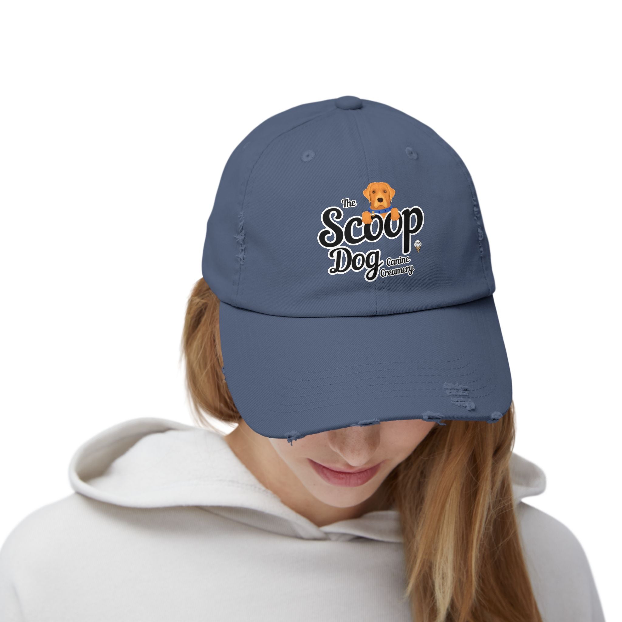 The Scoop Dog Distressed Cap