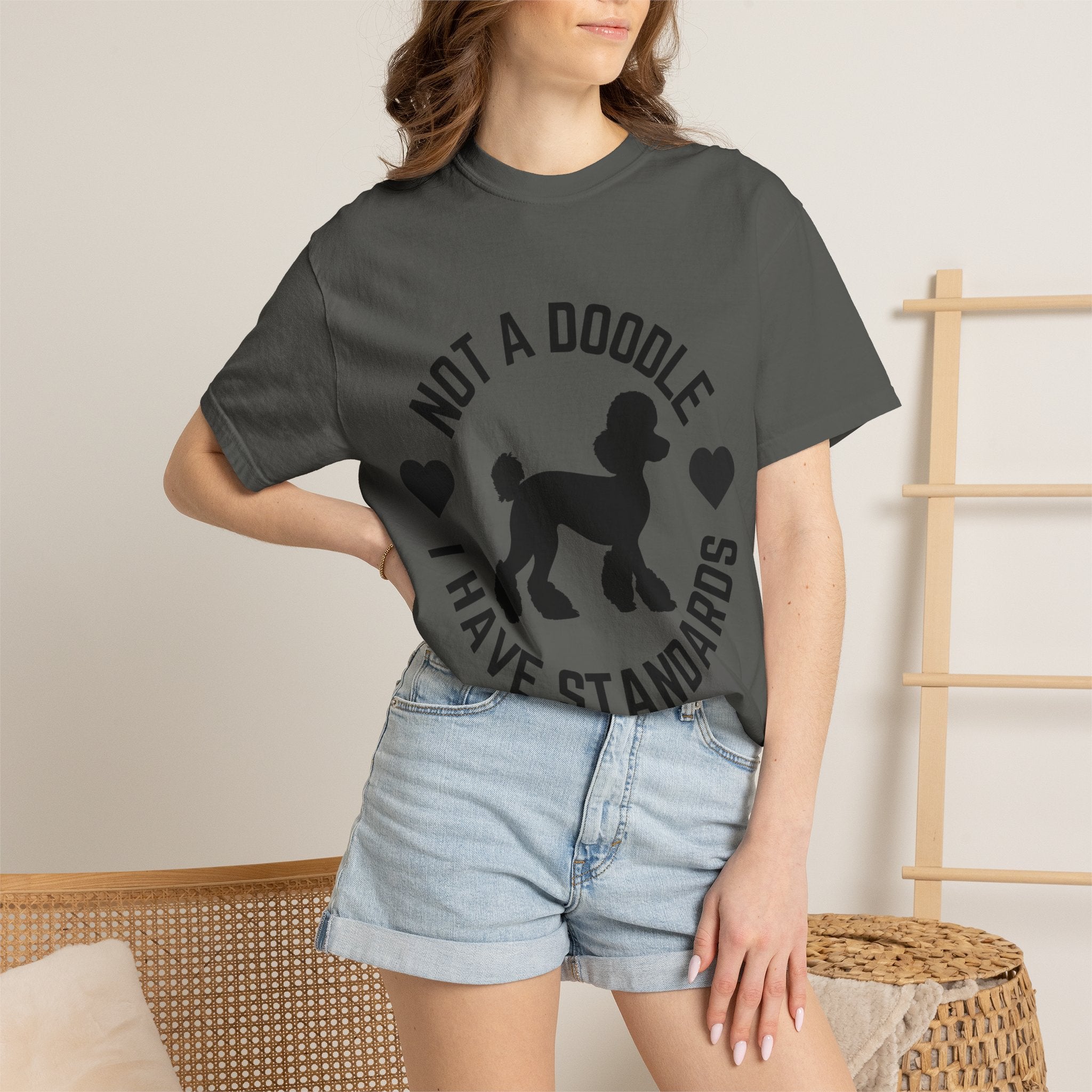 Not a Doodle I Have Standards T-Shirt — Poodle Dog Lover Tee