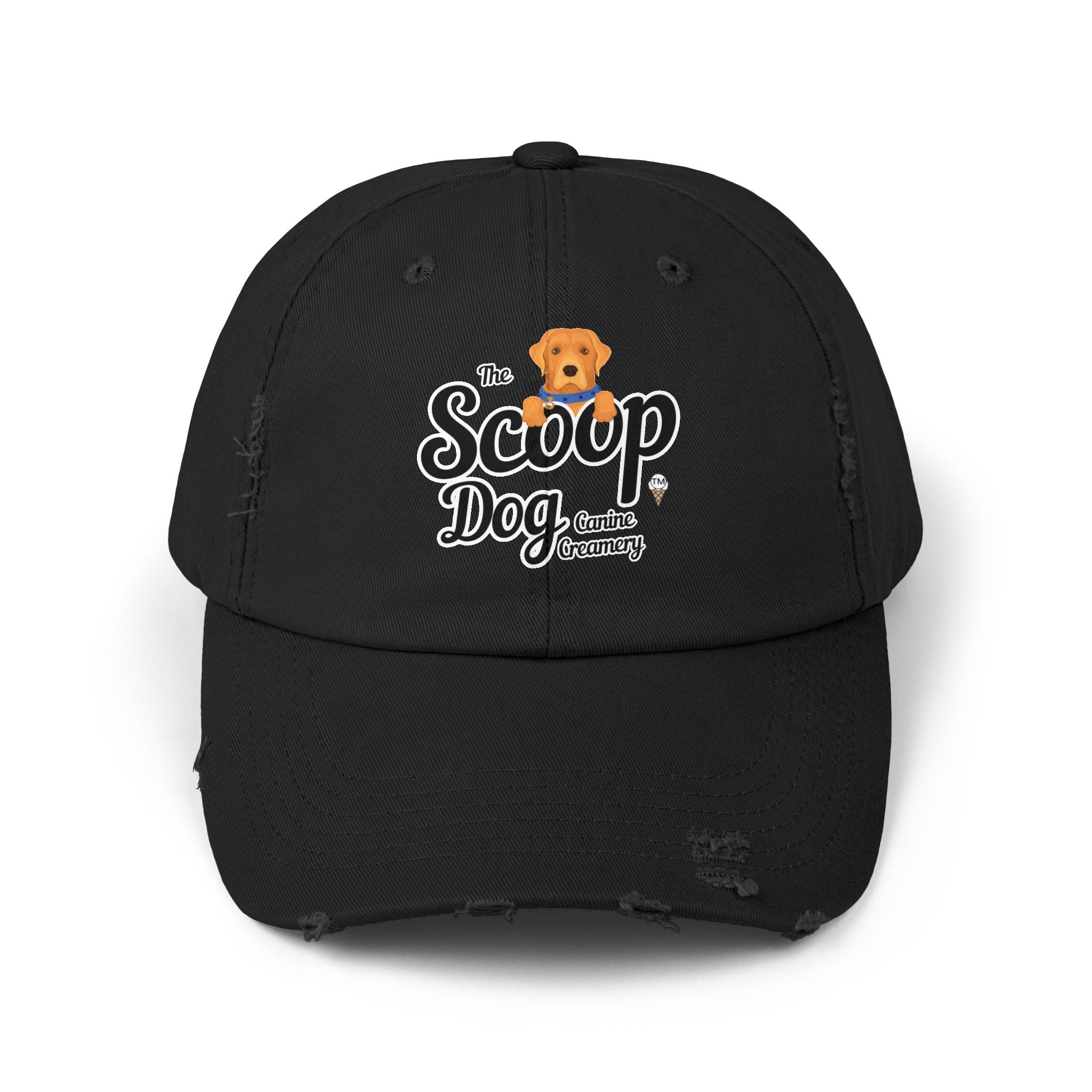 The Scoop Dog Distressed Cap