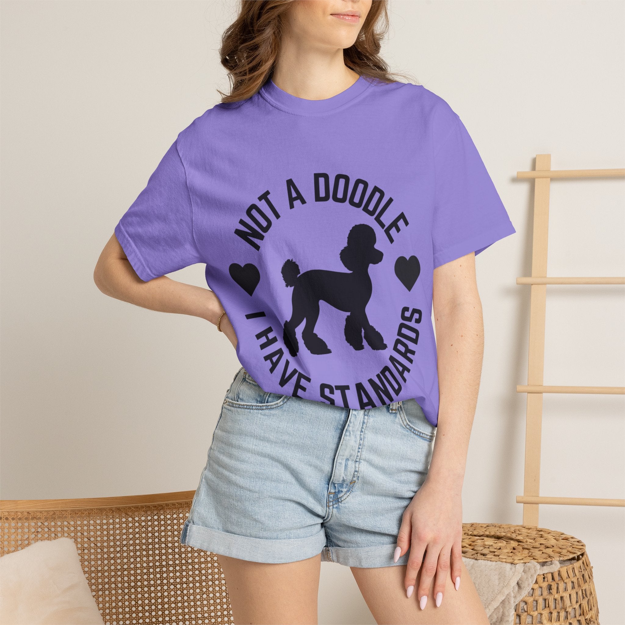 Not a Doodle I Have Standards T-Shirt — Poodle Dog Lover Tee