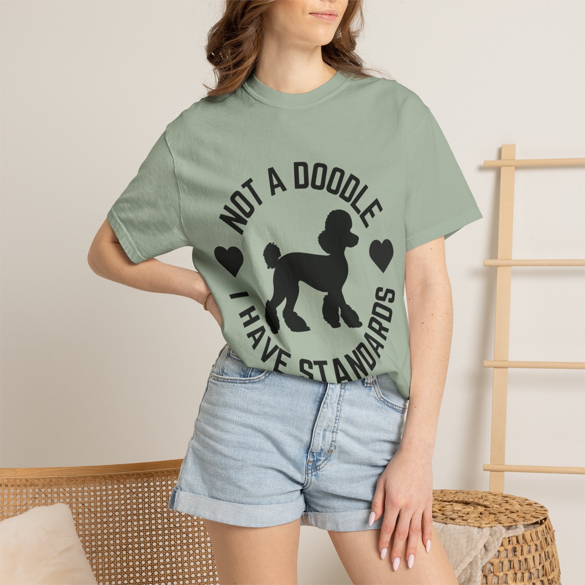 Not a Doodle I Have Standards T-Shirt — Poodle Dog Lover Tee