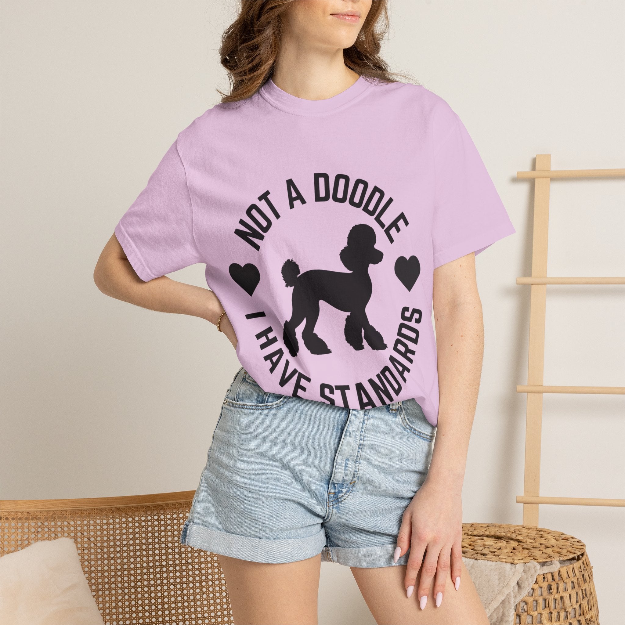 Not a Doodle I Have Standards T-Shirt — Poodle Dog Lover Tee