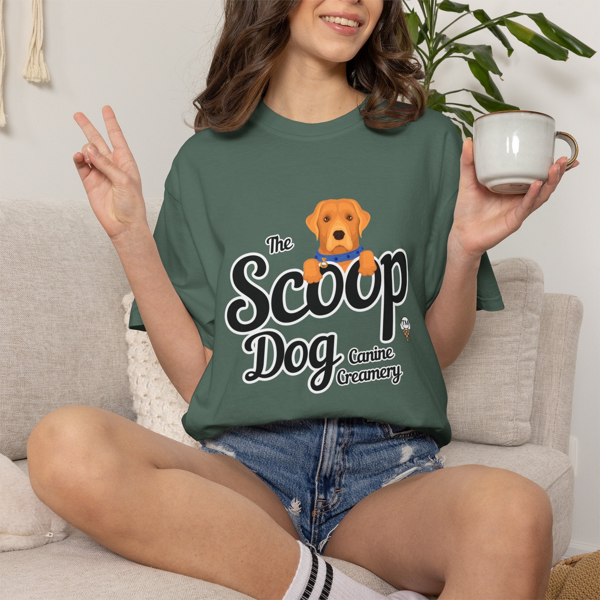 The Scoop Dog T-Shirt — Cute Canine Creamery Tee