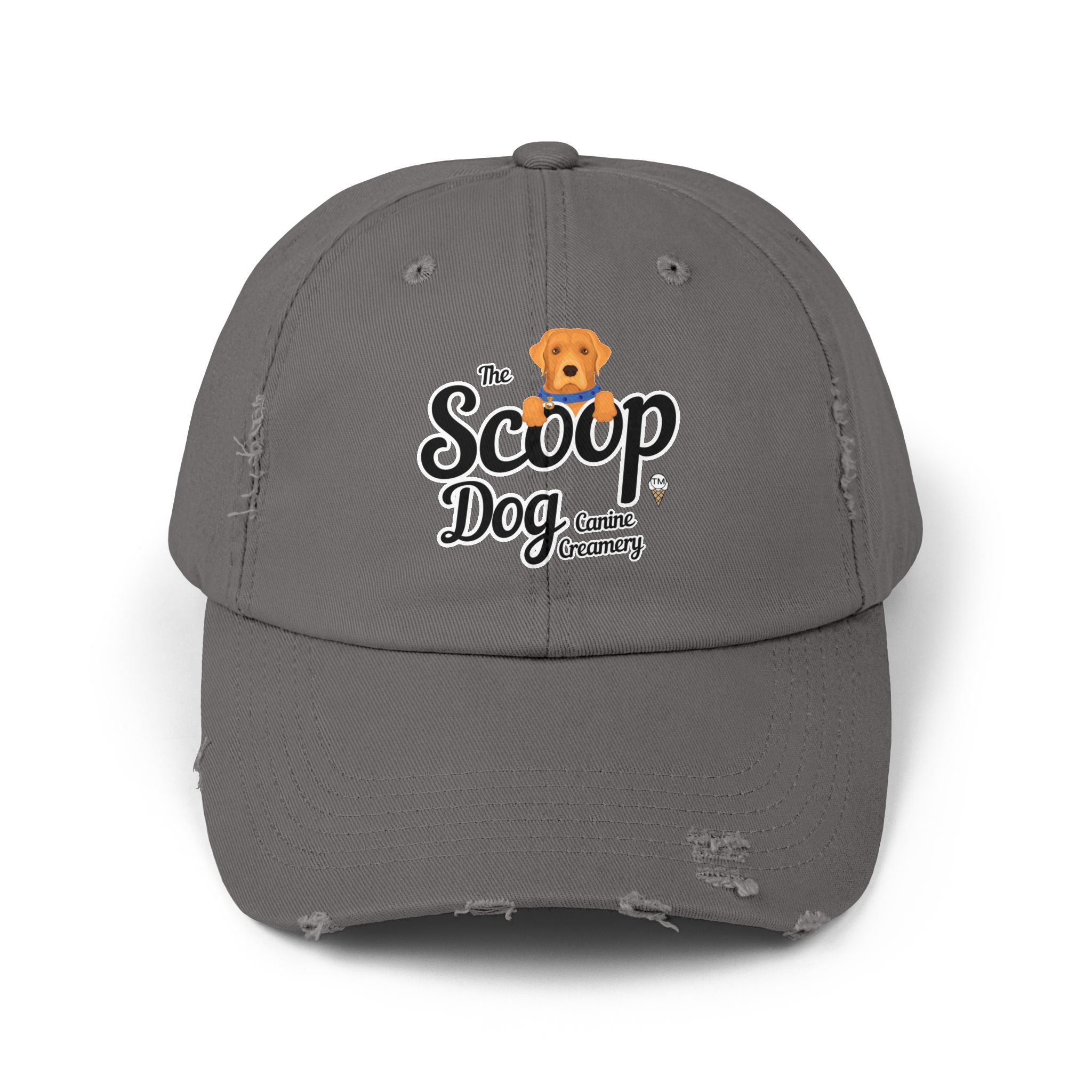 The Scoop Dog Distressed Cap