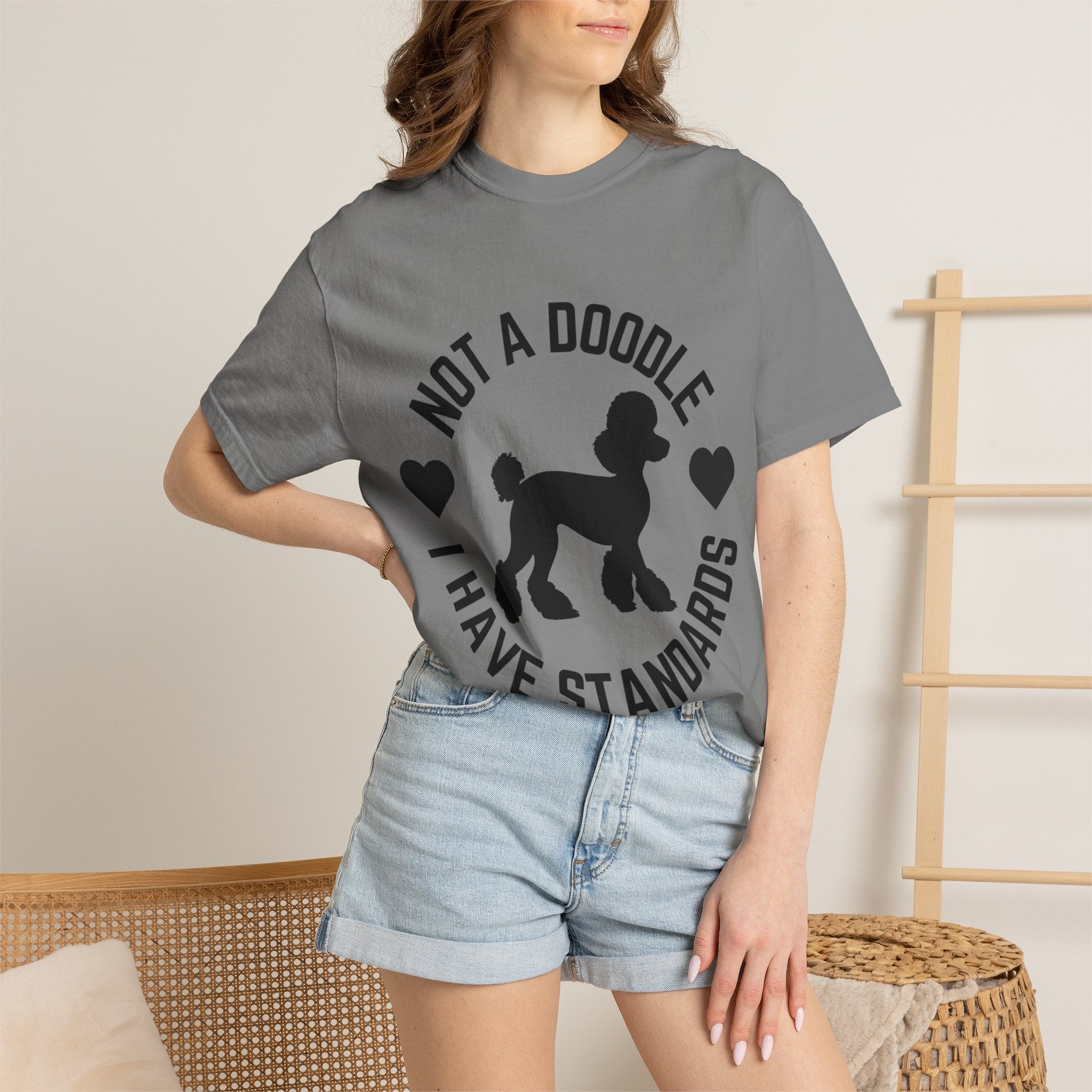 Not a Doodle I Have Standards T-Shirt — Poodle Dog Lover Tee