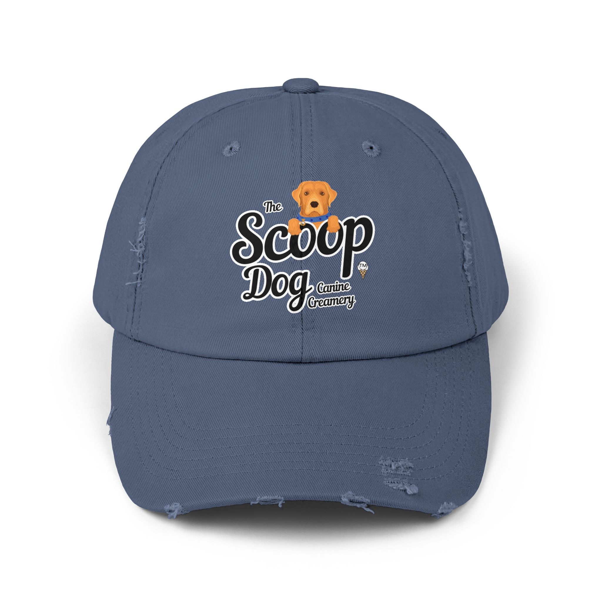 The Scoop Dog Distressed Cap